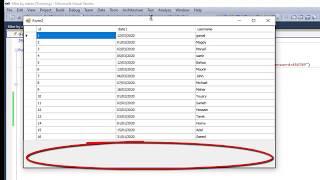 Hiding the empty gray space in datagridview in Visual Basic.net