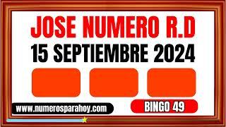 NÚMEROS Y PALÉ QUE PUEDEN SALIR HOY 15 DE SEPTIEMBRE DE 2024 - BINGO 49