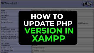 CARA UPDATE DAN UPGRADE PHP 8.2 KE PHP 8.3 DI XAMPP WINDOWS