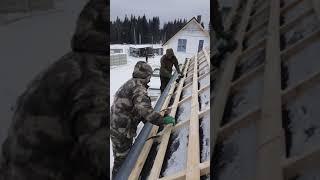 установка желоб водосточная