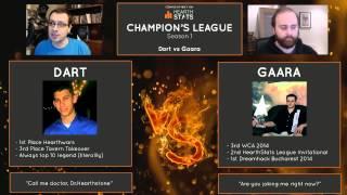 Dart vs Tempo Storm Gaara | Quarterfinal 1 | HearthStats Champions League Season 1