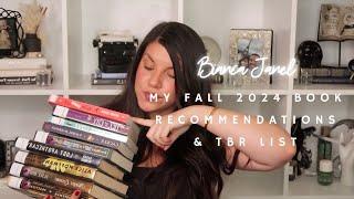 My Fall Book Recommendations for 2024 and What's on My Fall TBR | Bianca Janel