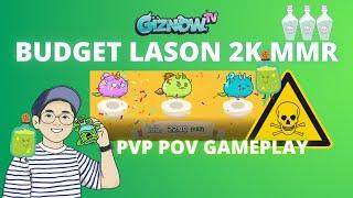 LASON + FURBALL 30 MIN PVP POV  GAMEPLAY STRATEGY - AXIE INFINITY - LASON & BOLA BOLA BUDGET GAMING!