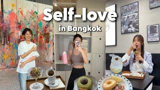 Self-love vlog in Bangkok หากิจกรรมฮีลใจ, 7 คาเฟ่ร้านอาหาร, ปั่นจักรยาน