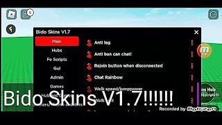 New Script Bido Skins Hub V1.7!! Arceus x/Fluxus/Delta Android 2023