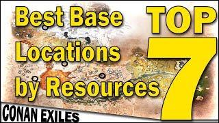 Best Base Locations by Resources - TOP 7 - Conan Exiles