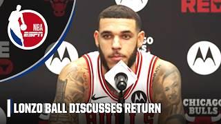 Lonzo Ball describes his path to returning at Chicago Bulls Media Day | NBA on ESPN