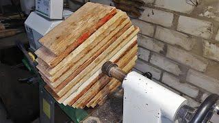 Woodturning - a Striped Bowl