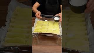 Dessert in 5 minutes! Just puff pastry and 2 apples