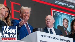 ‘PERSON OF THE YEAR’: Trump makes history ringing NYSE bell