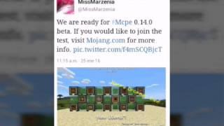 INFORMACION DE MINECRAFT PE 0.14.0 CASI SALEN LAS