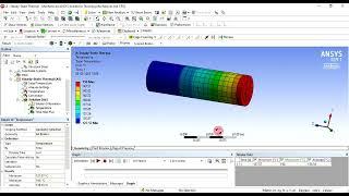 Coupled Analysis (Structural + Thermal) using ANSYS Workbench