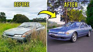 FULL BUILD - R32 SKYLINE BARN FIND RESTORATION