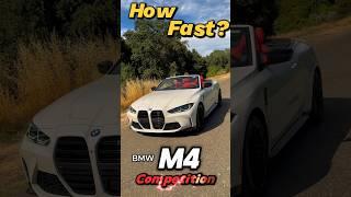 0-60 mph in a BMW M4 Competition!