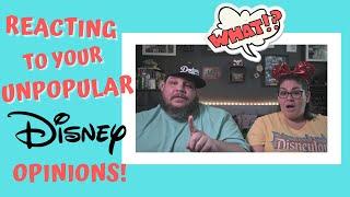 You Guys are SAVAGE!! - Reacting to your UNPOPULAR DISNEY Opinions