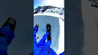 Soared in the air / extreme / snowboarding / stunt ️ [Motors] #extremesport #extreme #extremesport