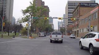 Downtown Calgary to COCHRANE Town - Alberta Canada Drive.