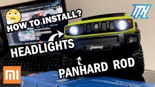 XIAOMI Suzuki Jimny | How to install LED headlights + panhard rod?