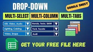 Create Multiple Selection dropdown in Google Sheets