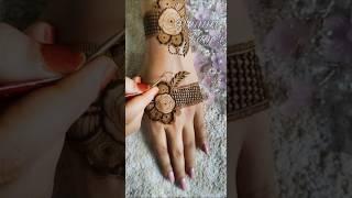 Floral Bunch Patch Mehendi Henna Design  Unique And Beautiful Mehandi #mehndi #henna #floral #easy