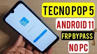 New Method 2024 | Tecno Pop5 (Bd2d, Bd2p) Frp Bypass/Google Account Lock Remove Without Pc | No Sim