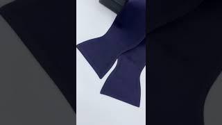 Blue Silk Bow Tie - MUC3