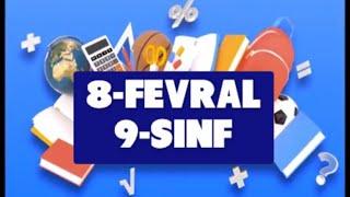 9-SINF 8-FEVRAL ONLINE MAKTAB ONLINE DARSLAR