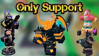 Only Support SOLO Triumph Molten Mode Roblox Tower Defense Simulator