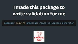 Laravel Validation Simplified: Generate Rules Instantly from Your Database!