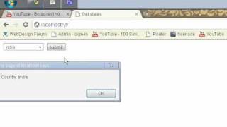 Dynamic drop down(SELECT TAG) PHP AJAX