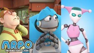 Arpo VS Nannybot - ARPO the Robot | | Cartoons for Kids | Robot Animation