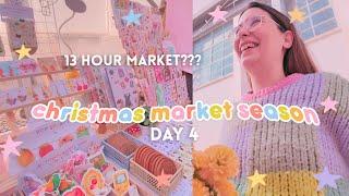 Was it worth it? Crazy market schedule on a Pop-Up Market  Small Business Vlogmas day 15