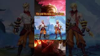 Yin Old Vs New voice lines#mlbb #mobilelegends #yin #yinoldvoice #yinoldvoicelines #shorts #foryou