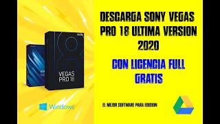 Sony Vegas 18.0.0.284 ultima versión 2020 Gratis Licenciada a full en español 