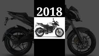 Evolution of Bajaj Pulsar Ns 200 (2012~2022) #shorts #viral #bajajpulsarns200  #evolution #bajaj