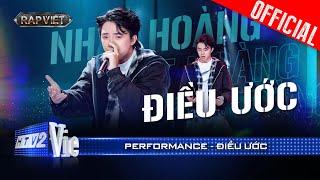 ĐIỀU ƯỚC - Nhật Hoàng phát huy thế mạnh storytelling về với BigTeam 2.0 |Rap Việt 2024 [Performance]