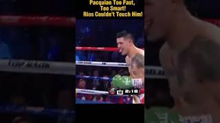 Pacquiao Too Fast, Too Smart!  | Rios Couldn't Touch Him! #shortvideo #shortsfeed #shorts