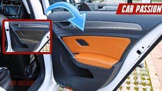 How to wrap with leather your Golf 7 interior door panels