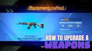 How to Upgrade Gun in Undawn || Garena undawn tips and tricks - #undawngameplay