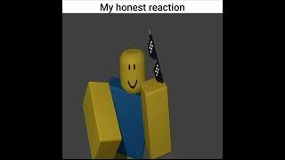 [4k] Roblox noob my honest reaction shorts edit