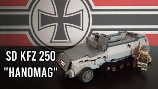 Лего самоделка Sd kfz 250 "Hanomag" 3.0