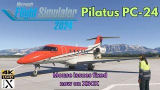 MSFS2024 XBOX SERIES X Pilatus PC-24 Quick Flight