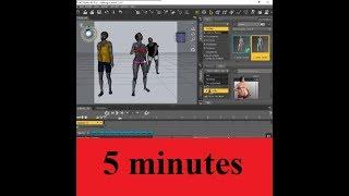 Daz3d the fastest way to make  a hourd of zombies