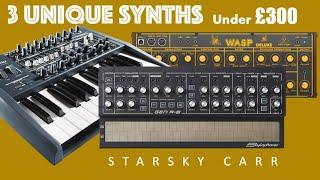 Stylophone GenR8 vs Behringer WASP vs Arturia Minibrute