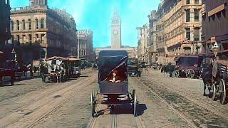 San Francisco 1906 (New Version) in Color [VFX,60fps, Remastered] w/sound design added