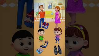 कौन से शूज किसके हैं | Kids Animation Video #shorts #cartoon @MotuxAmit