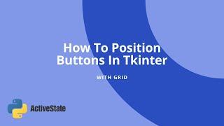 How to position buttons in Tkinter with Grid