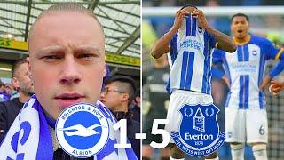 I Didn't Expect This Result!! | 1-5 | Brighton VS Everton | Match Day Vlog