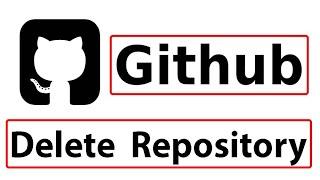 How to delete repository on Github