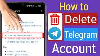 How to Delete Telegram Account Permanently (2023 Update)